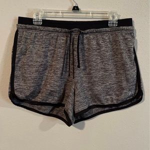 grey athletic shorts